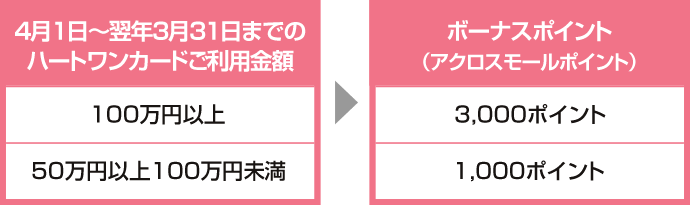 ボーナスポイントについて